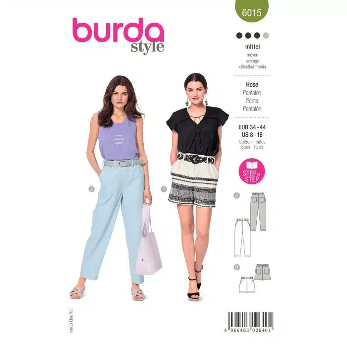 Burda Patroon 6015 - Broek in Variaties