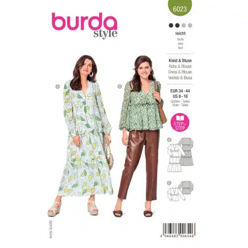 Burda Patroon 6023 - Jurk en Blouse