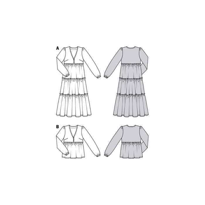 Burda Patroon 6023 - Jurk en Blouse