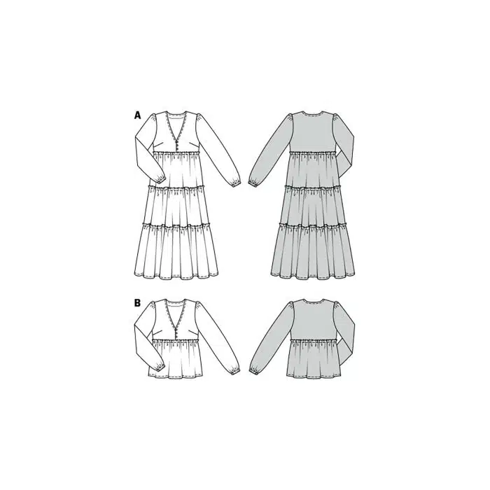 Burda Patroon 6023 - Jurk en Blouse