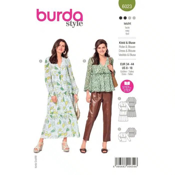 Burda Patroon 6023 - Jurk en Blouse