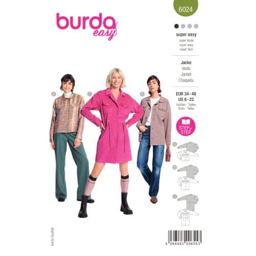 Burda Patroon 6024 - Jasje in Variaties