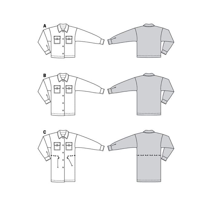 Burda Patroon 6024 - Jasje in Variaties