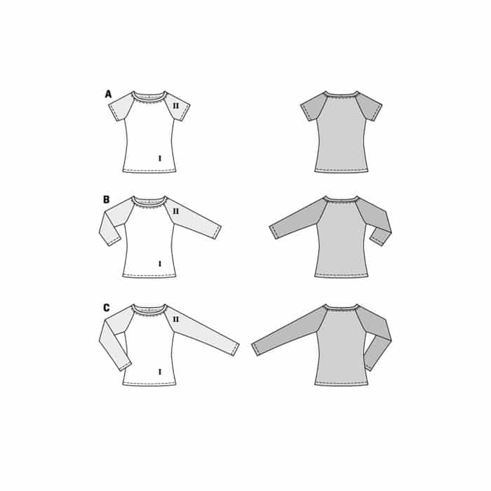 Burda Patroon 6028 - Shirt in Variaties
