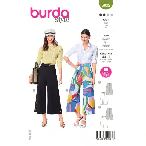 Burda Patroon 6032 - Broek in Variaties