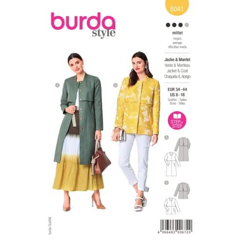 Burda Patroon 6041 - Jasje en Mantel