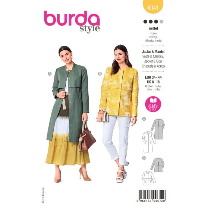 Burda Patroon 6041 - Jasje en Mantel