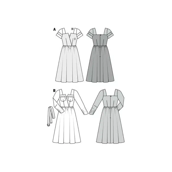 Burda Patroon 6042 - Jurk in Variaties