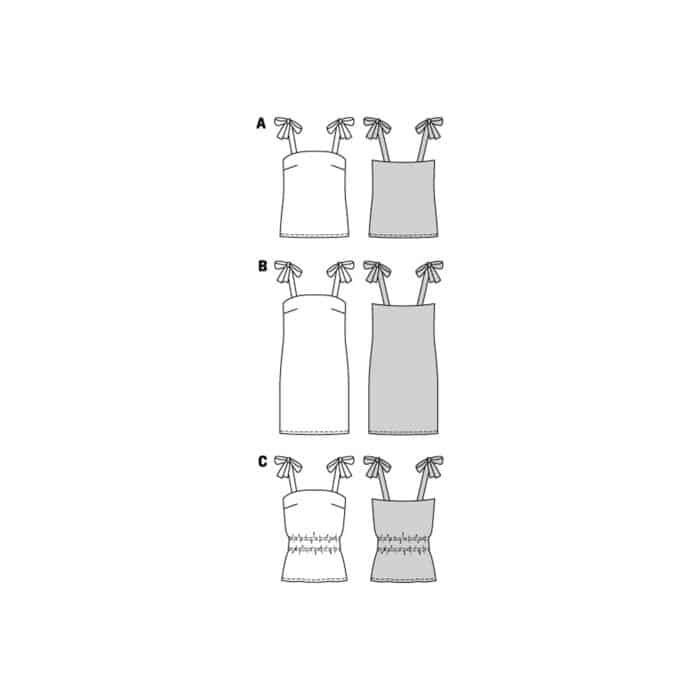 Burda Patroon 6121 - Top in Variaties en Jurk