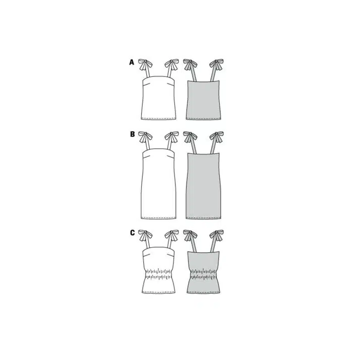 Burda Patroon 6121 - Top in Variaties en Jurk
