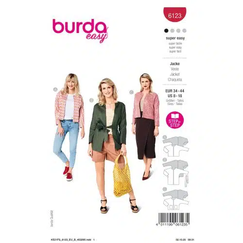 Burda Patroon 6123 - Jas in Variaties
