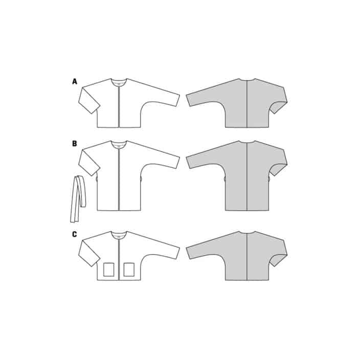 Burda Patroon 6123 - Jas in Variaties
