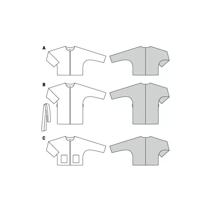 Burda Patroon 6123 - Jas in Variaties