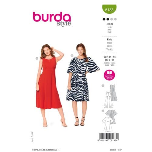 Burda Patroon 6133 - Jurk in Variaties