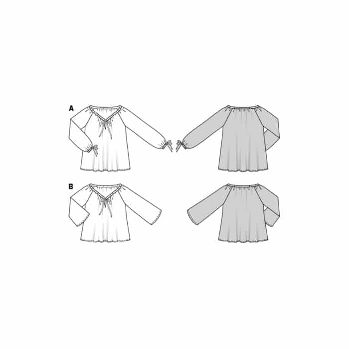 Burda Patroon 6227 - Blouse in Variaties