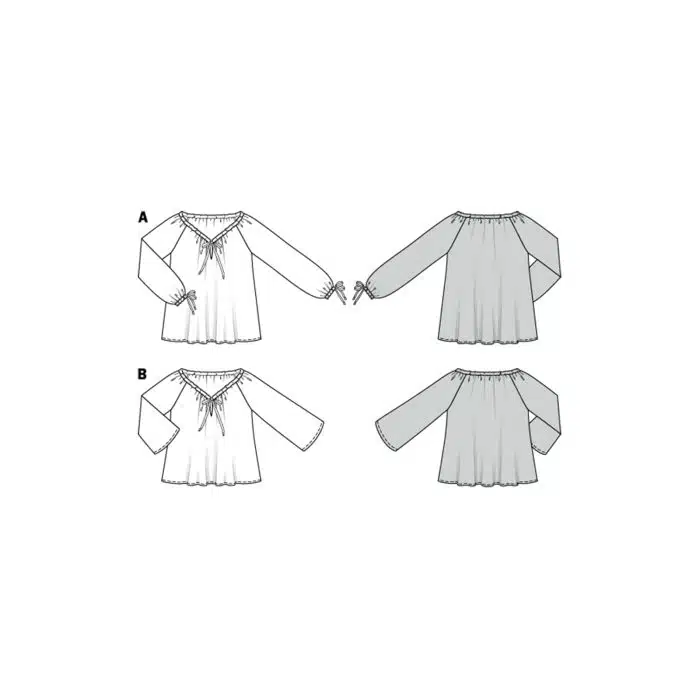Burda Patroon 6227 - Blouse in Variaties