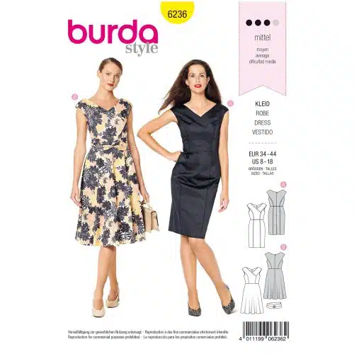 Burda Patroon 6236 - Jurk in Variaties