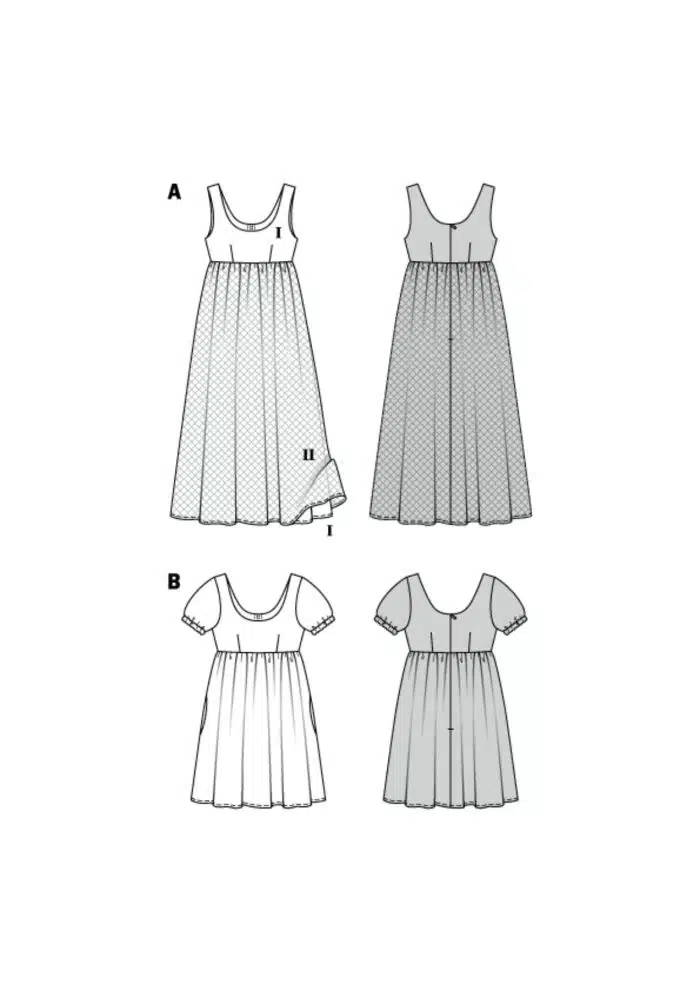 Burda Patroon 6312 - Jurk in variaties