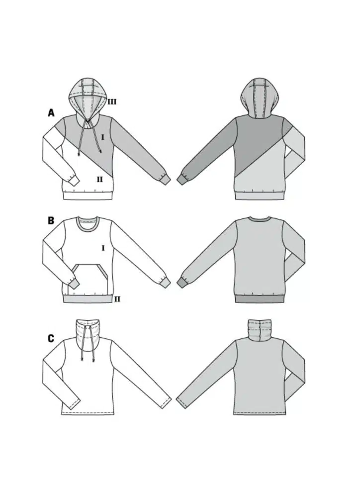 Burda Patroon 6315 - Shirt in variaties
