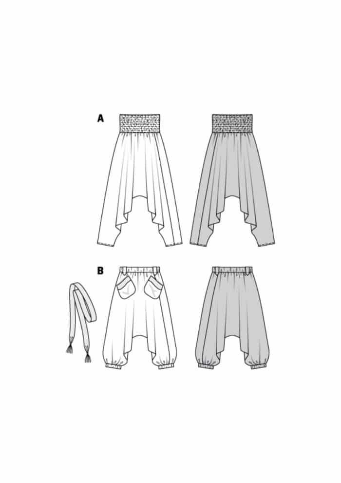 Burda Patroon 6316 - Broek in variaties