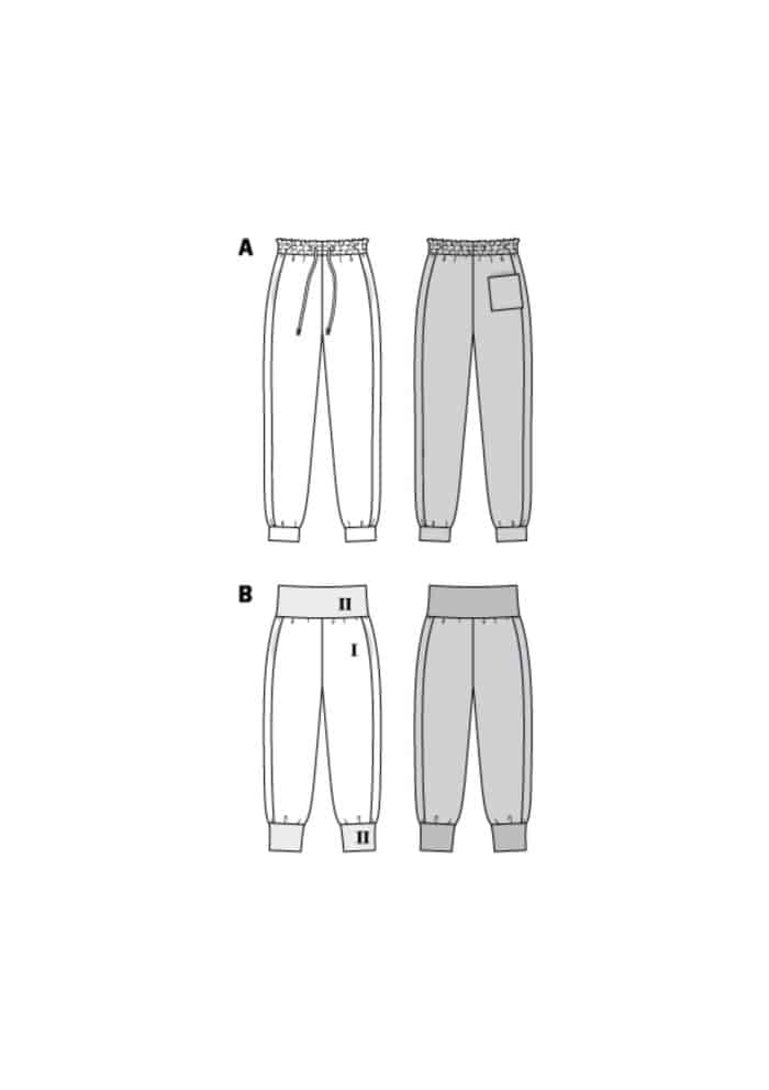 Burda Patroon 6317 - Broek in variaties