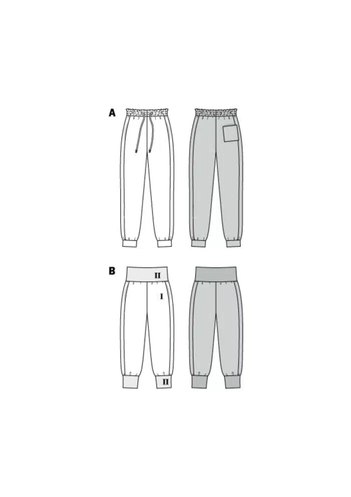 Burda Patroon 6317 - Broek in variaties