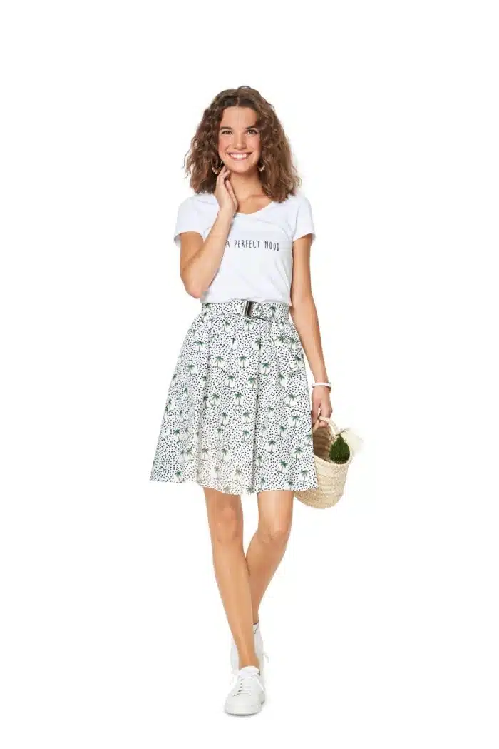 Burda Patroon 6319 - Rok in variaties