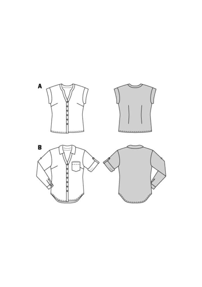 Burda Patroon 6326 - Blouse in variaties