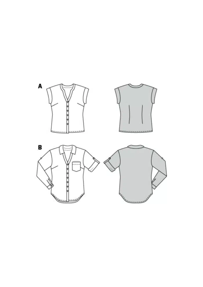 Burda Patroon 6326 - Blouse in variaties