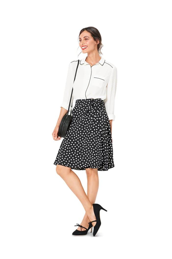 Burda Patroon 6340 - Rok in variaties