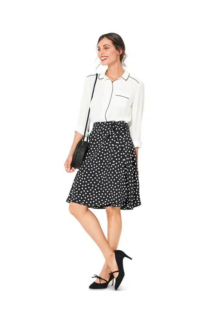 Burda Patroon 6340 - Rok in variaties