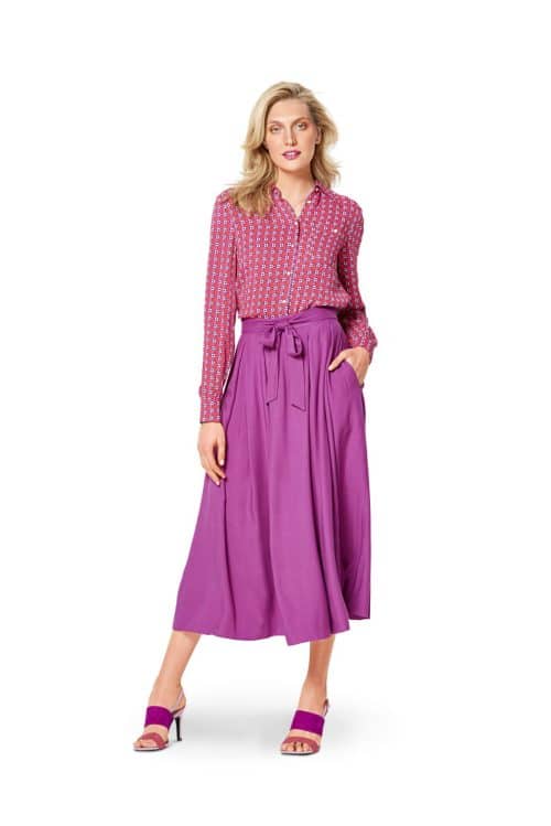 Burda Patroon 6341 - Rok in variaties