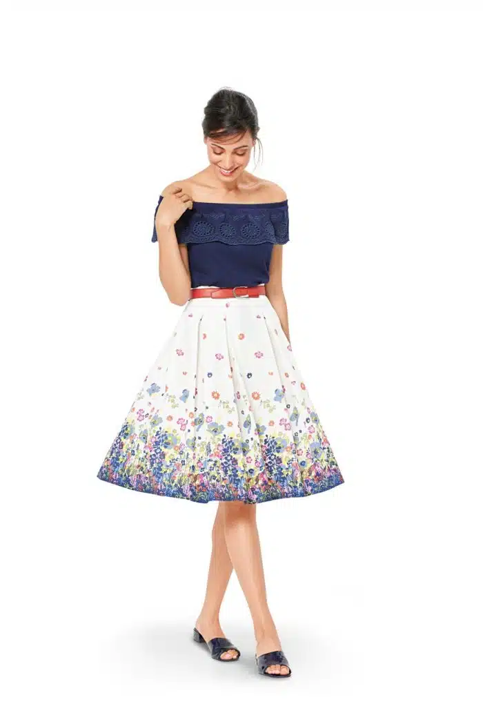 Burda Patroon 6341 - Rok in variaties