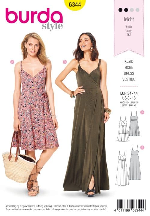 Burda Patroon 6344 - Jurk in variaties