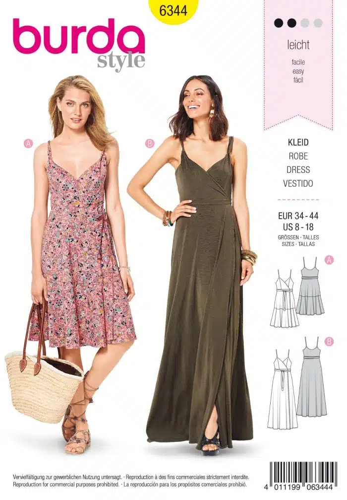 Burda Patroon 6344 - Jurk in variaties