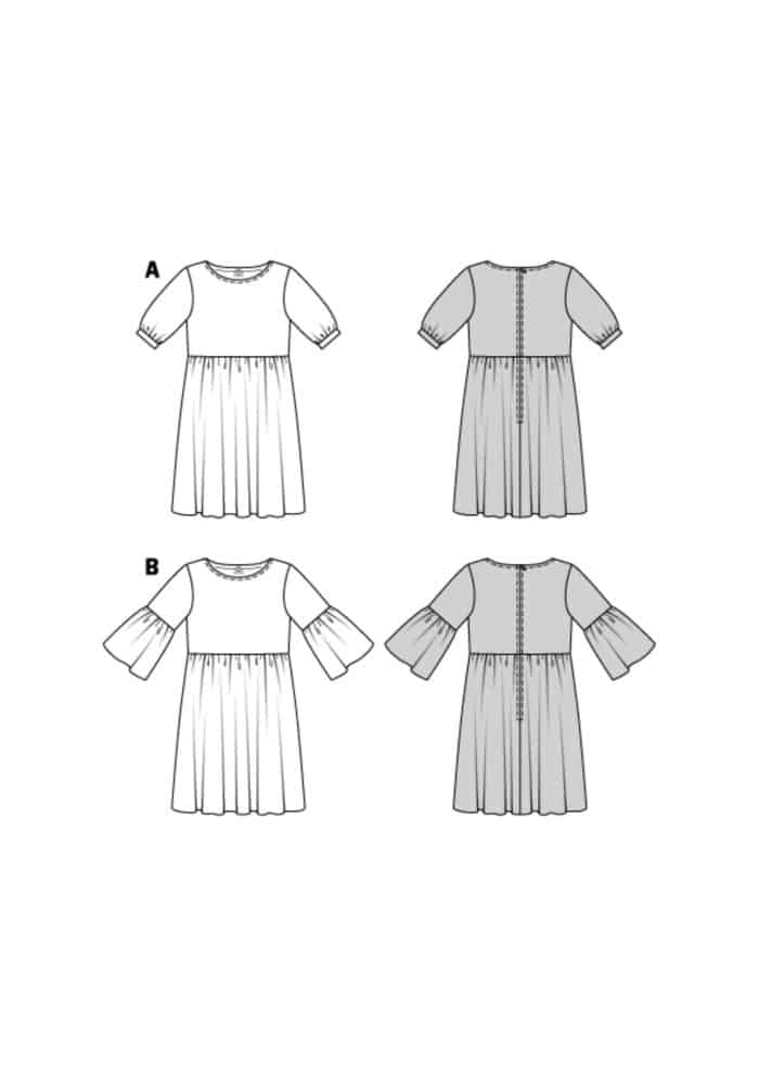 Burda Patroon 6401 - Jurk in variaties