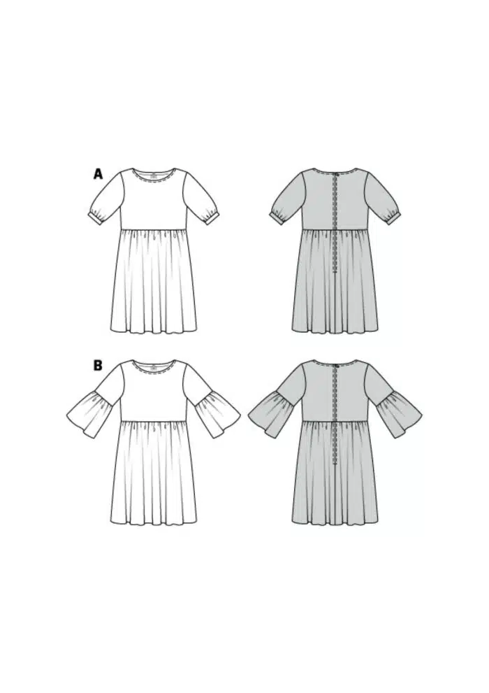 Burda Patroon 6401 - Jurk in variaties