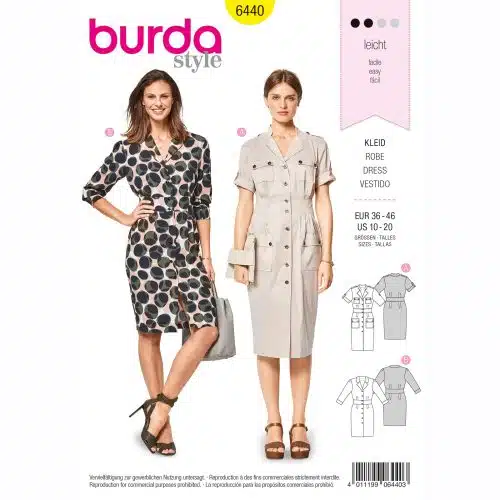Burda Patroon 6440 - Jurk in Variaties