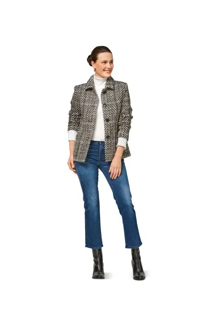 Burda Patroon 6461 - Mantel en Jas