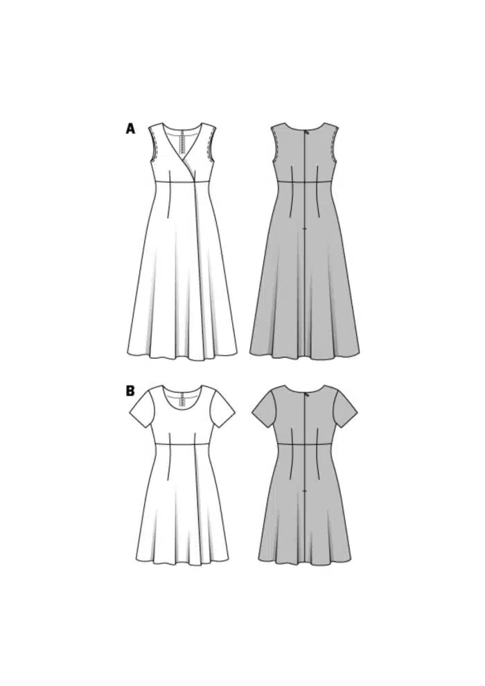 Burda Patroon 6496 - Jurk in variaties