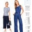 Burda Patroon 6516 - Jumpsuit, broek en top