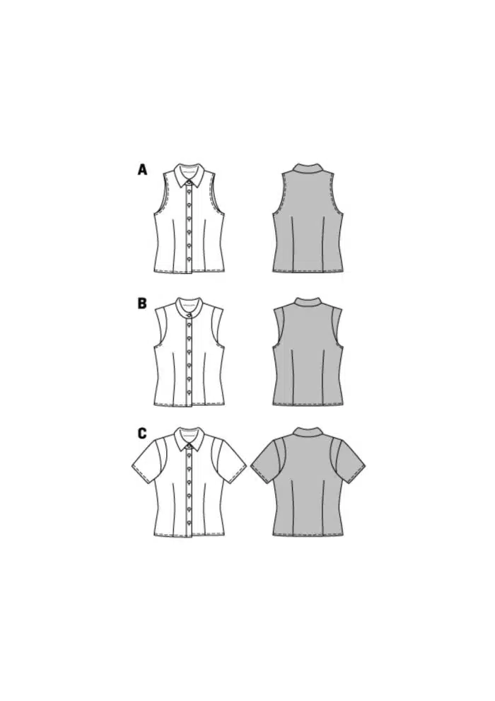 Burda Patroon 6527 - Blouse in variaties