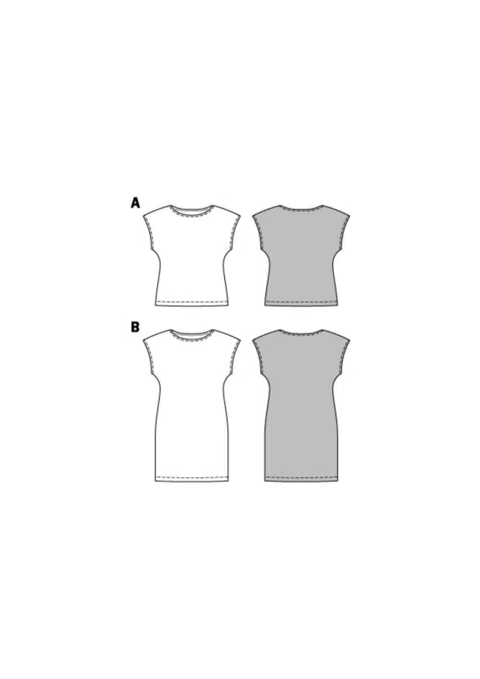 Burda Patroon 6540 - Jurk en top
