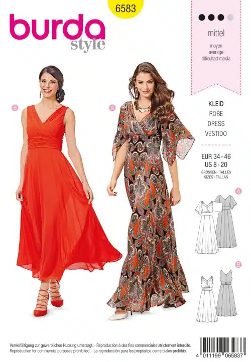 Burda Patroon 6583 - Jurk in variaties