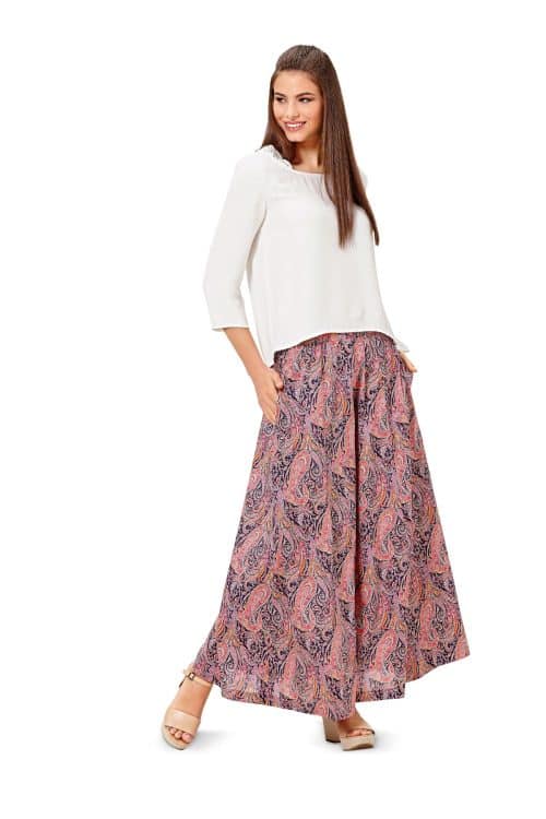 Burda Patroon 6586 - Rok in variaties