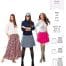 Burda Patroon 6586 - Rok in variaties