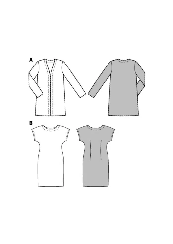 Burda Patroon 6608 - Jurk en Vest