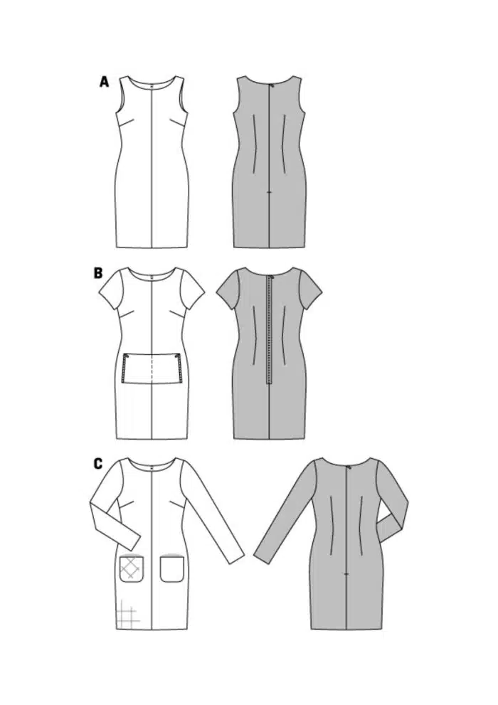 Burda Patroon 6609 - Jurk in variaties