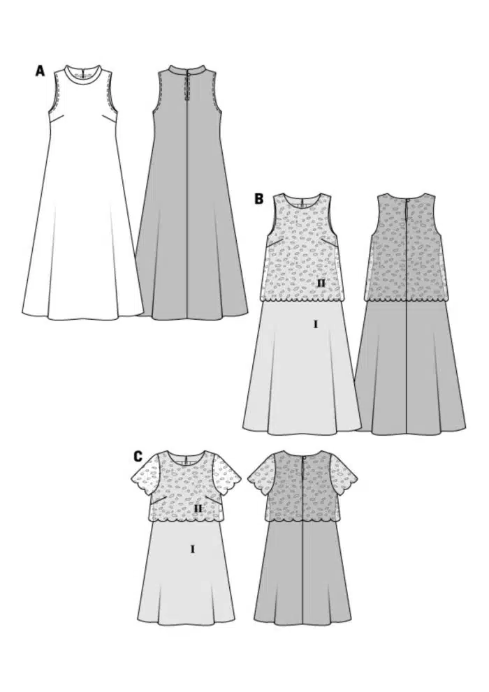 Burda Patroon 6628 - Jurk in variaties