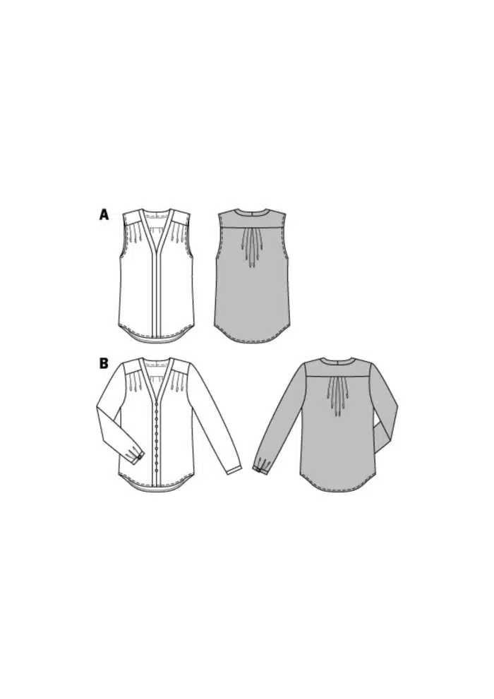 Burda Patroon 6632 - Blouse in variaties